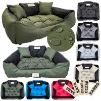 AIO Factory Hundebett KINGDOG Laufstall 100x75 cm personalisiert wasserdicht grün