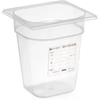 Hendi Aufbewahrungsbehälter PP gastronorm 1/6 100 mm HACCP