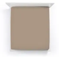 Bella Donna Split-Topper Spannbetttuch La Piccola Duo 1 140x210 - 220 cm | muskat - braun