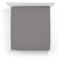 Bella Donna Split-Topper Spannbetttuch La Piccola Duo 2 140x200 cm | hellanthrazit - grau