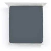 Bella Donna Split-Topper Spannbetttuch La Piccola Duo 1 180x210 - 220 cm | graphit - grau