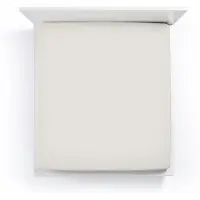 Bella Donna Split-Topper Spannbetttuch La Piccola Duo 2 200x210 - 220 cm | perlgrau - grau