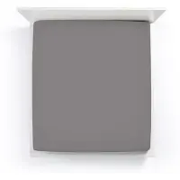 Bella Donna Split-Topper Spannbetttuch La Piccola Duo 2 180x210 - 220 cm | hellanthrazit - grau