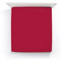 Bella Donna Split-Topper Spannbetttuch La Piccola Duo 1 180x200 cm | carminrot - rot