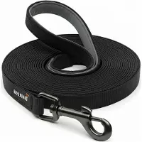 Rudelkönig Schleppleine Hund 5m Stoff 2,5 cm Breit Nylon für Training und Freilauf