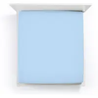 Bella Donna Split-Topper Spannbetttuch La Piccola Duo 2 160x200 cm | hellblau - blau