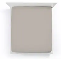 Bella Donna Split-Topper Spannbetttuch La Piccola Duo 1 180x210 - 220 cm | platin - grau