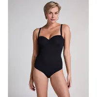 Hunkemoller Glatter gepolsterter Body Schwarz