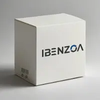 Benza Ibenzoa Schlankes, flaches Federmäppchen mit Reißverschluss – Polyester 200 x 60 mm, Schwarz – für Tasche & Rucksack, Stifte & Schrein