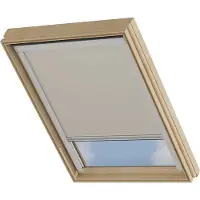 Cocoon Dachfensterrollo Weiss - Verdunklung - Kompatibel mit VELUX