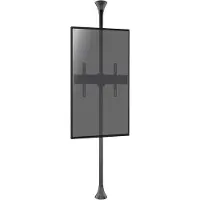 KIMEX - Boden-Decken-Halterung für 55'' - 75'' TV-Bildschirme - Hochformatversion