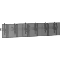 KIMEX Wandhalterung für Fernseher – Push-Pull-System für 3 Bildschirme, 45"-50"