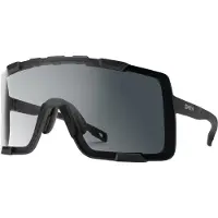 Smith - Photochromatische / Selbsttönende Sonnenbrille - Syncline Matte Black ChromaPop Photochromic Clear To Gray - schwarz