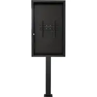 KIMEX Wandhalterung für Displays, schraubbar, mit Gehäuse für Hochformat, 55 Zoll - VESA 400x600 (maximal)