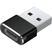 Diverse USB Adapter in Schwarz USB C auf USB Adapter Konverter