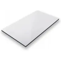 ALUVERBUND24 150x150cm Aluverbundplatte Aluminiumverbund Spiegel-Silber 3 mm/0,3 mm