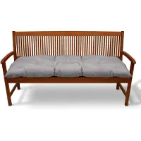 Beautissu Bankauflage Flair BK, ca.100x50x10cm, Hellgrau