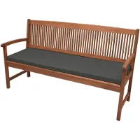 Beautissu Bankauflage Base BK, 150x48x5cm, Graphitgrau