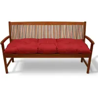Beautissu Bankauflage Flair BK, ca.120x50x10cm, Rot