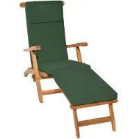Beautissu DECKCHAIRAUFLAGE Loftlux DC 175/45/5 cm Dunkelgrün