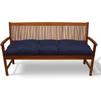 Beautissu Bankauflage Flair BK, ca.120x50x10cm, Dunkelblau