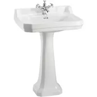 Burlington WC Abgang senkrecht/WC Abgang waagrecht/WC mit hohem Spülkasten Retro/Vintage Serie Chrom/Weiß von Bathrooms