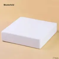 Bisanz GmbH Sitzerhöhung weiß 40 x 40 x 10 cm mit Reißverschluss Kunstlederbezug