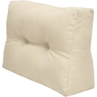 Beautissu Palettenkissen Outdoor Seitenkissen ECO Elements, 60x40cm, Beige