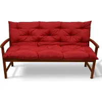 Beautissu Flair BR Bankauflage Rot, 100x50x50cm