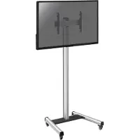 KIMEX Rollbarer Bildschirmständer für Fernseher, Größe 32'' - 75'', Höhe 240 cm