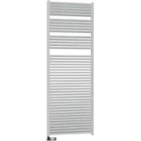 Arbonia Duolino Badezimmer-Heizkörper, weiß, 1.188 x 934 x 74 mm, 2-fach, mit G 1/2'' Anschlüssen und Badetuch-Lücken