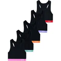 LOREZA 5er Set Bustier - Sport - Bunt | Gr.: 164-170