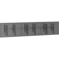 KIMEX - TV-Wandhalterung - Push Pull 3 Bildschirme 50"-55"