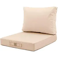 Deco Arts Kissen für Gartenlounge abziehbar 60x70cm Beige