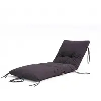 Deco Arts Sonnenliegenkissen 185 x 55 cm Carbongrau