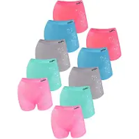 LOREZA 10er Set Pantys - Strass - Bunt | Gr.: 158/170