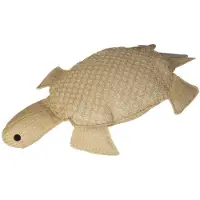 Deco Arts Kissen im Raphia-Look - Schildkrötenform - 60x20cm