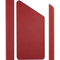 Stil Casa Stil Haus, Set 12 Besteckhalter für den Tisch, Polyurethan gepaart, 10,5xh. 22 cm, saffiano rote Farbe.