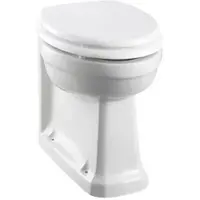 Burlington WC Abgang senkrecht/WC Abgang waagrecht/WC spülrandlos Retro/Vintage Serie Weiß von Bathrooms