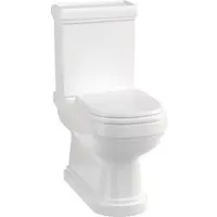 Burlington WC Abgang senkrecht/WC Monoblock Retro/Vintage Serie Riviera Weiß von Bathrooms