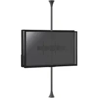 KIMEX Halterung für zwei nebeneinander angeordnete Fernsehgeräte, maximale Bildschirmgröße 32'' - 75'', VESA-Standard 600x400, maximale Höhe 240 cm