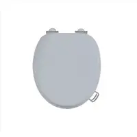 Burlington WC Sitz Retro/Vintage Serie Grau von Bathrooms
