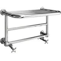 Burlington wassergeführte Handtuchwärmer Retro/Vintage Serie Chrom von Bathrooms