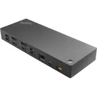 Lenovo ThinkPad Hybrid USB-C with USB-A Dock, Kabelgebunden, USB 3.2 Gen 2 (3.1 Gen 2) Type-C, 3,5 mm, 10,100,1000 Mbit/s, Schwarz,