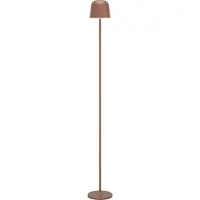 Eglo LED Akku Stehlampe Mannera-L, kabellose Standleuchte touch dimmbar, Lampe Wohnzimmer aus Metall in Rostbraun, Lampe für außen und innen, IP54