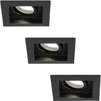 HOFTRONIC™ LED Einbaustrahler 4W 4000K GU10 Schwarz Schwenkbar