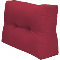 Beautissu Palettenkissen Outdoor Seitenkissen ECO Elements, 60x40cm, Rot