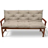 Beautissu Flair BR Bankauflage Natur, 100x50x50cm