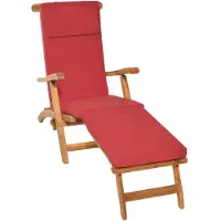 Beautissu Luxus Deckchair Auflage LoftLux DC, 175x45x5cm, Dunkelblau
