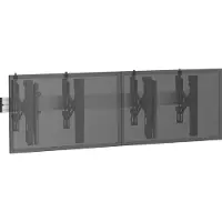 KIMEX - TV-Wandhalterung - Push Pull 2 Bildschirme 45"-55"